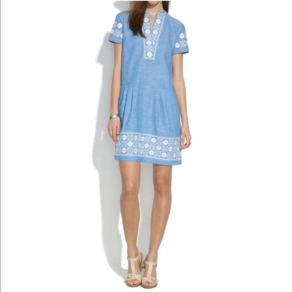 Madewell Sunstitch Tunic Shirtdress
